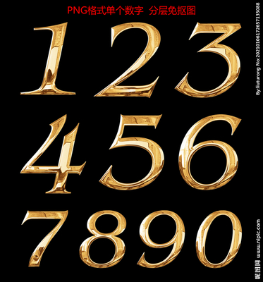 金属数字设计在广告与海报中的革新应用